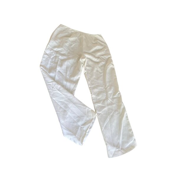 Lulus Womens White Wide-Leg Trouser Pants - XL  Classy & Stylish Office Classy - Picture 15 of 15